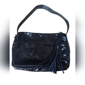 HOBO International patent leather black purse